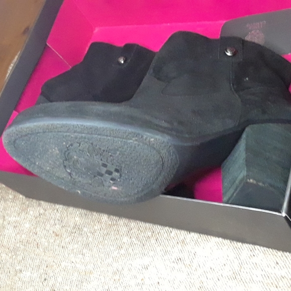 Brand new Suede Zip up Bootie Heels - Picture 3 of 6